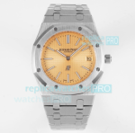 Swiss Replica Audermars Piguet Royal Oak Extra-Thin Watch 39MM Gold Dial